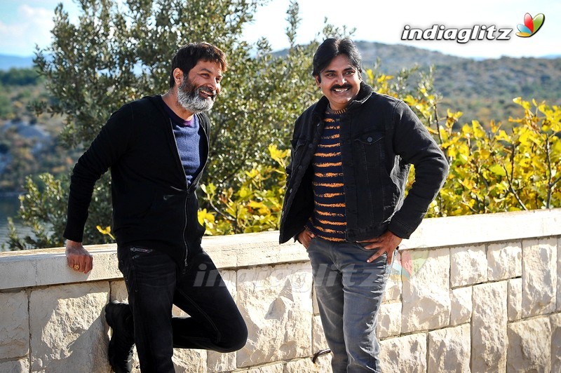 'Agnyathavasi' On Location