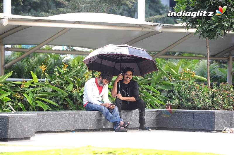 'Agnyathavasi' On Location