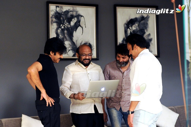 'Agnyathavasi' On Location