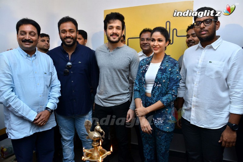 Akhil & Lavanya Tripati Launches Virtu Fitness Workout Hub  At Jubilee Hills