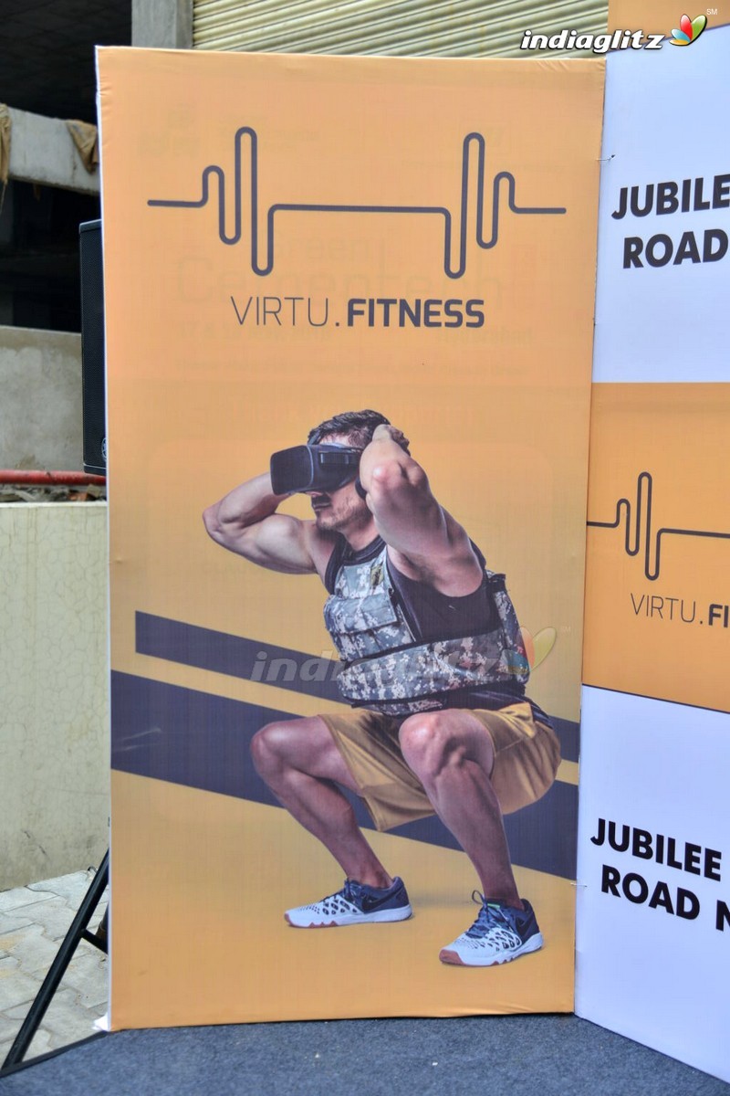 Akhil & Lavanya Tripati Launches Virtu Fitness Workout Hub  At Jubilee Hills