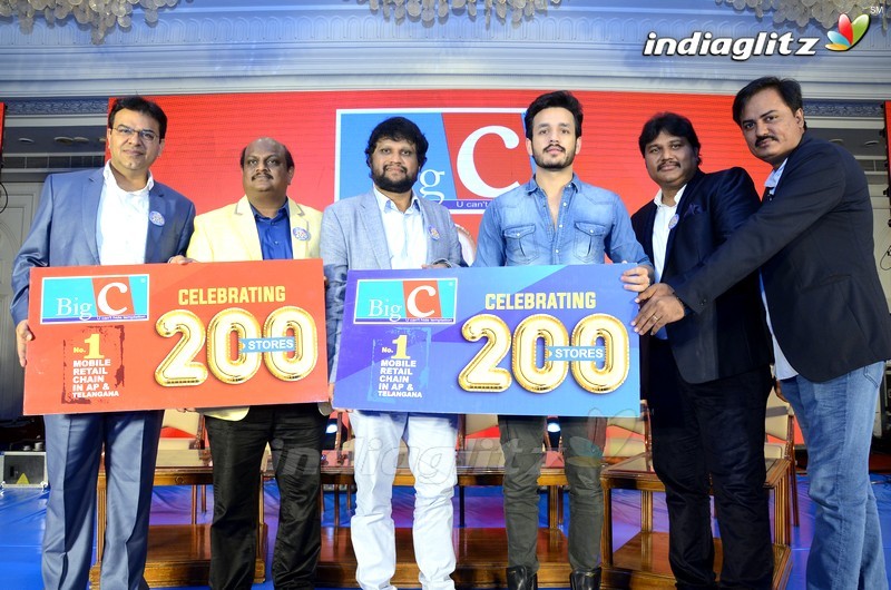 Akhil Launches Big C 200th Store @ ECIL X Roads, Hyd