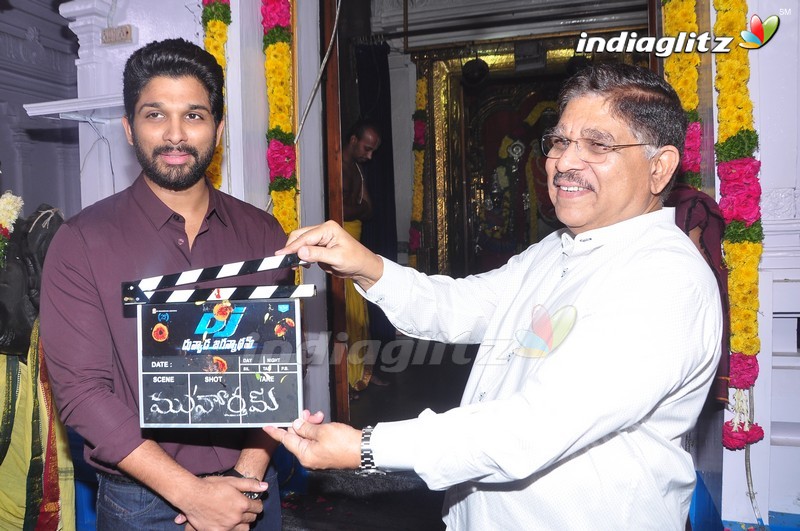 Allu Arjun - Harish Shankar Combo 'DJ' Launched