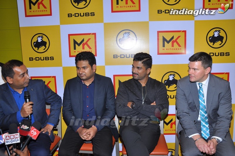 Allu Arjun Launches Buffalo Wild Wings Restaurant