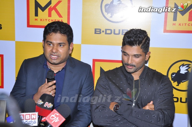 Allu Arjun Launches Buffalo Wild Wings Restaurant