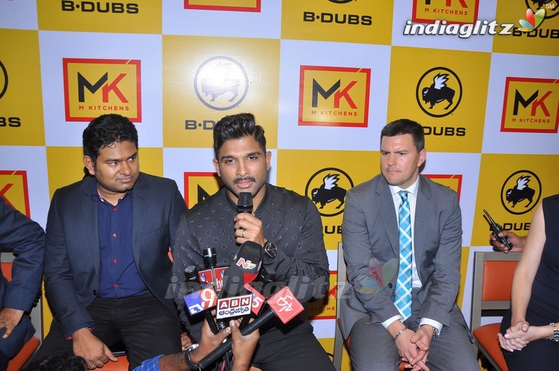 Allu Arjun Launches Buffalo Wild Wings Restaurant