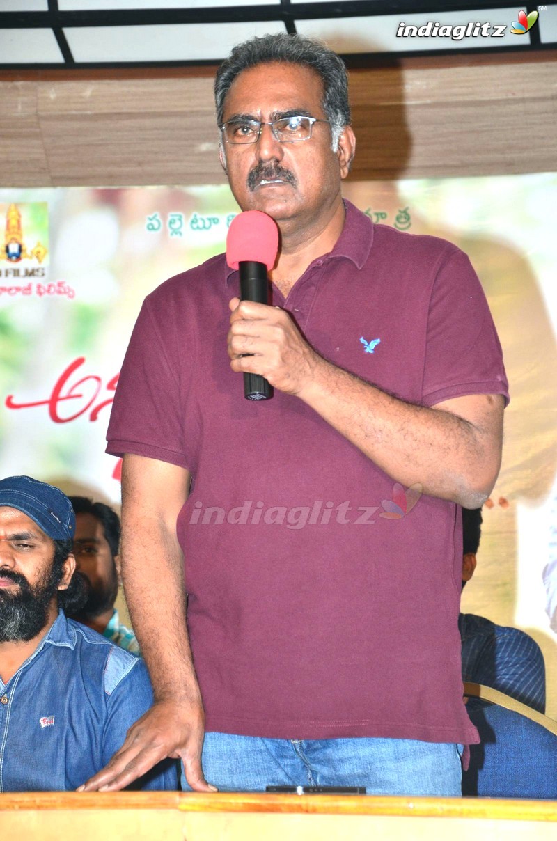 'Anaganaga Oka Oollo' Poster Launch