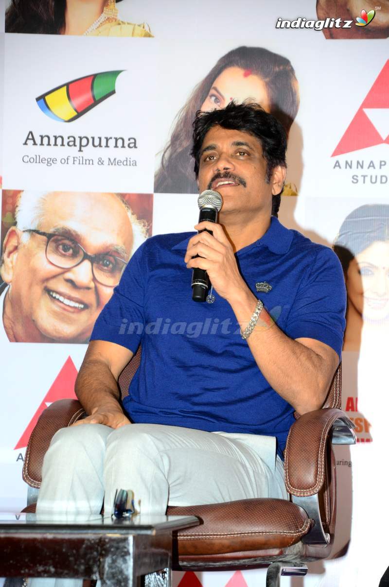 Nagarjuna Press Meet About ANR Awards