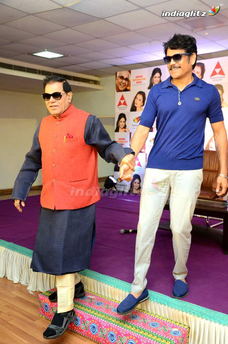 Nagarjuna Press Meet About ANR Awards