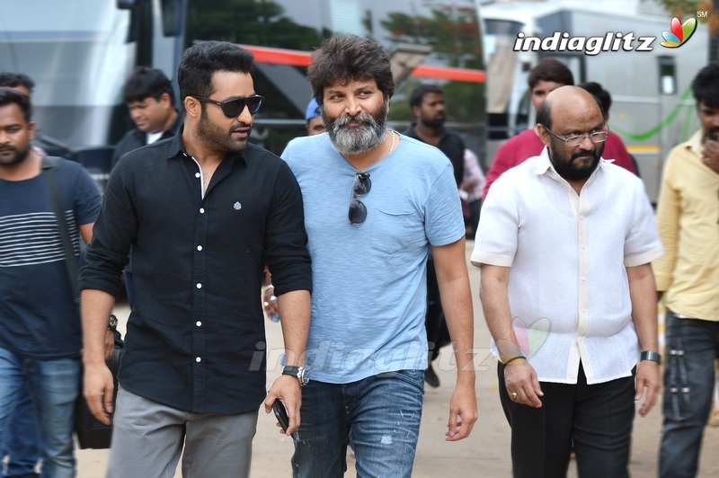 'Aravindha Sametha' On Location