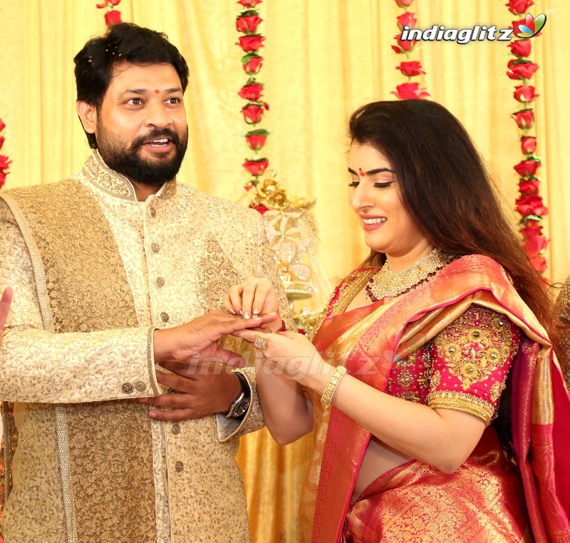 Celebs @ Actress Archana Engagement