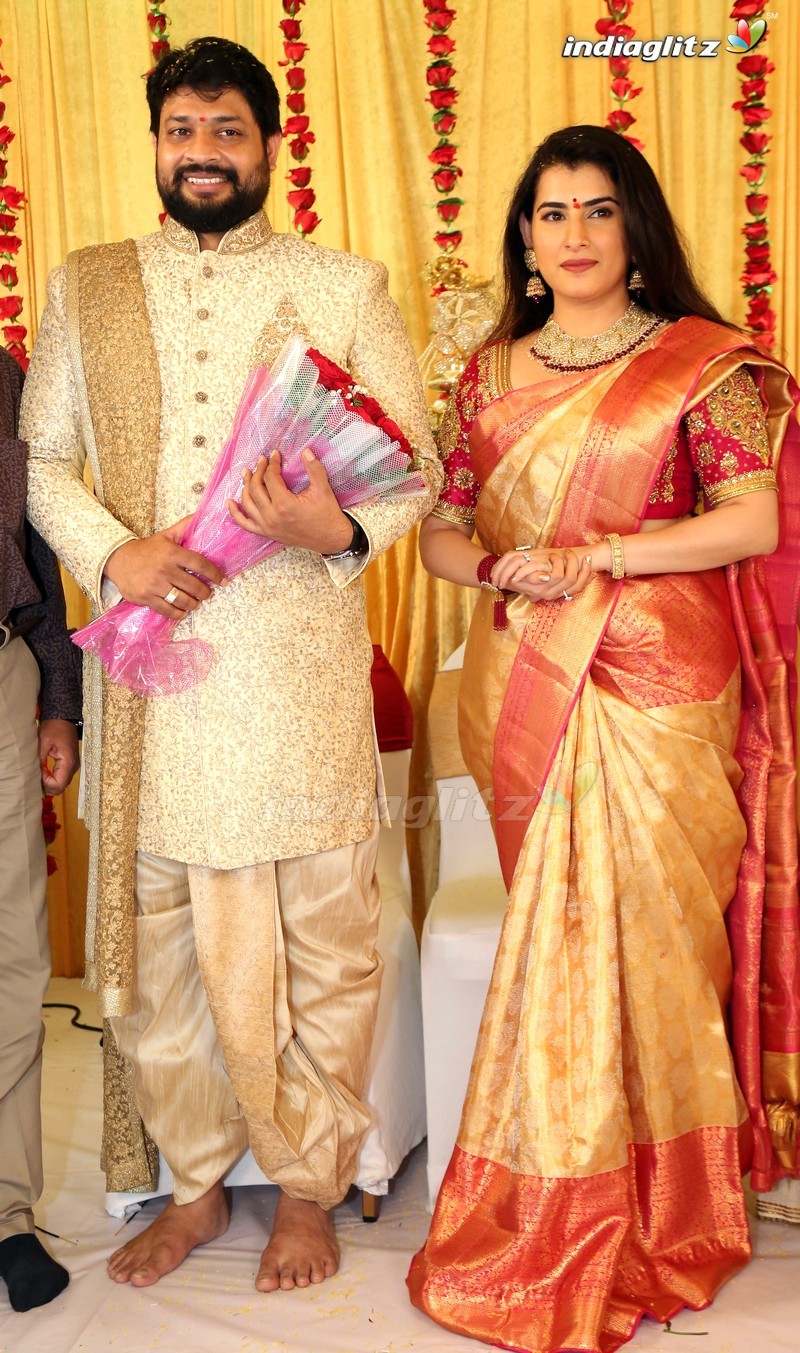 Celebs @ Actress Archana Engagement