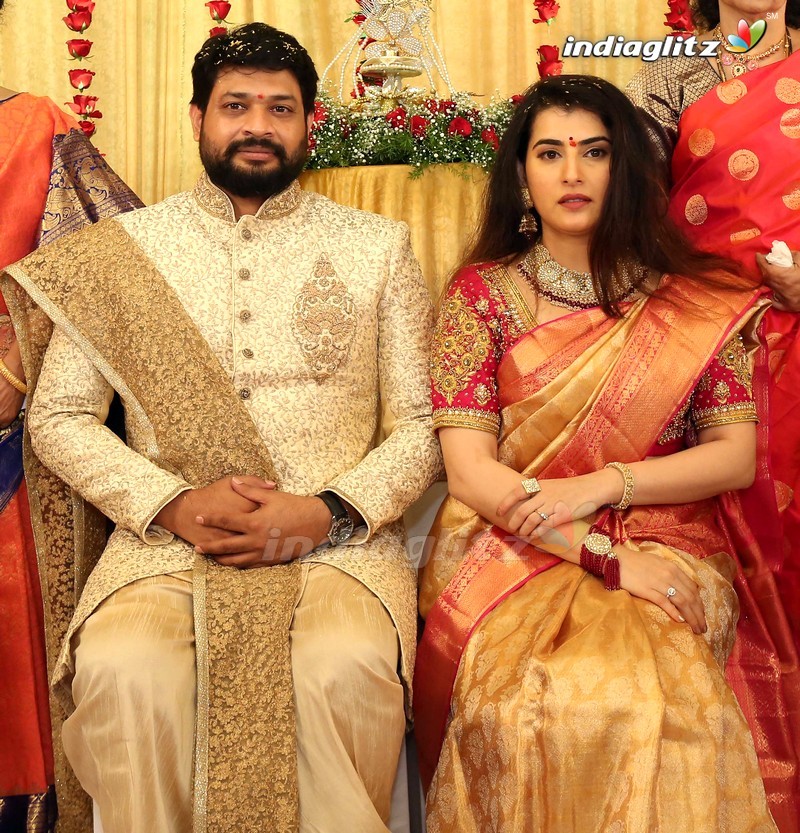 Celebs @ Actress Archana Engagement