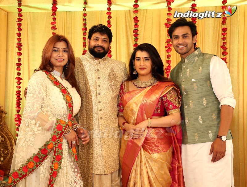 Celebs @ Actress Archana Engagement