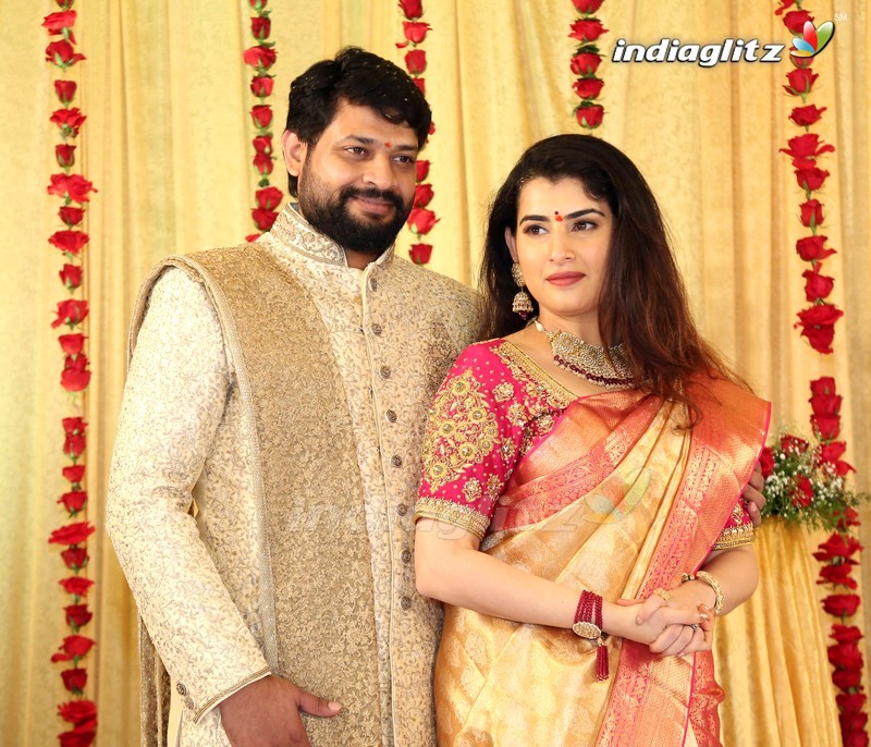 Celebs @ Actress Archana Engagement