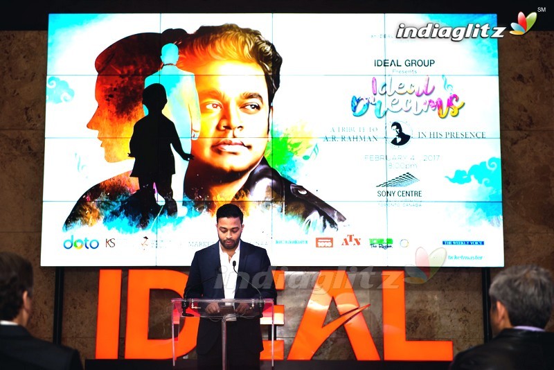 AR Rahman Launches Ideal Entertainment Production Company