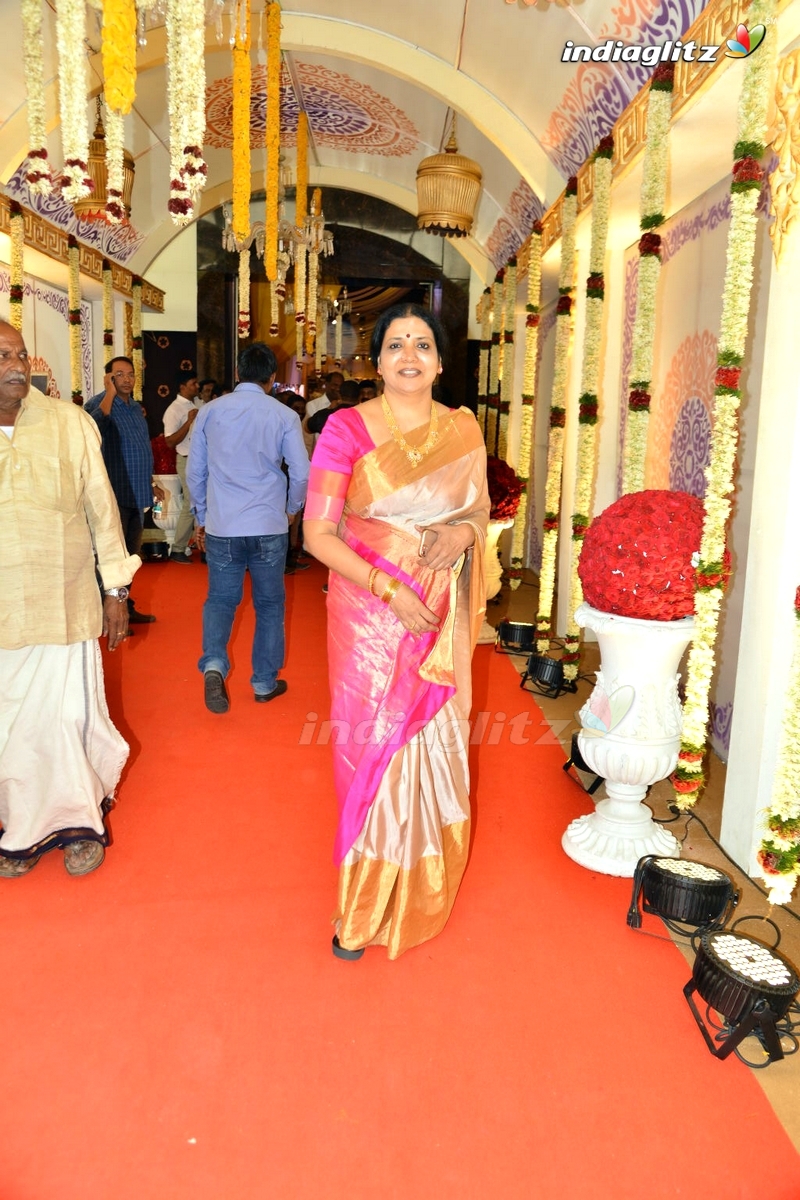 Celebs at Bandla Ganesh Brother's Daughter Wedding