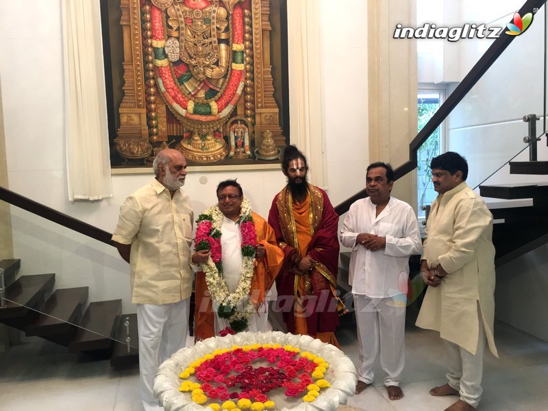 Brahmanandam felicitates acclaimed artiste BKS Varma