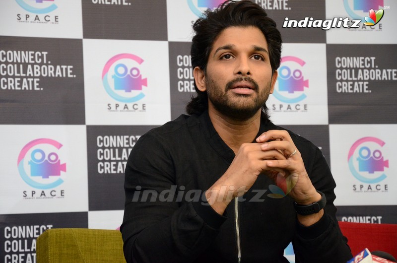 Allu Arjun @ C Space Launch