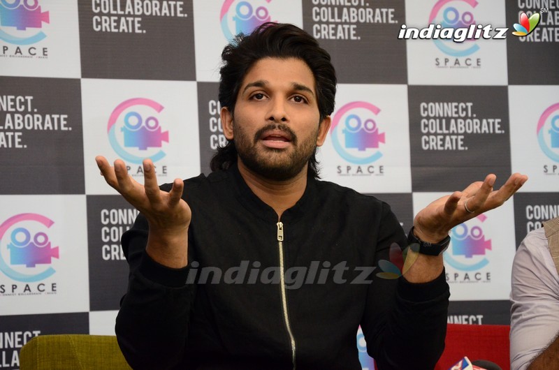 Allu Arjun @ C Space Launch