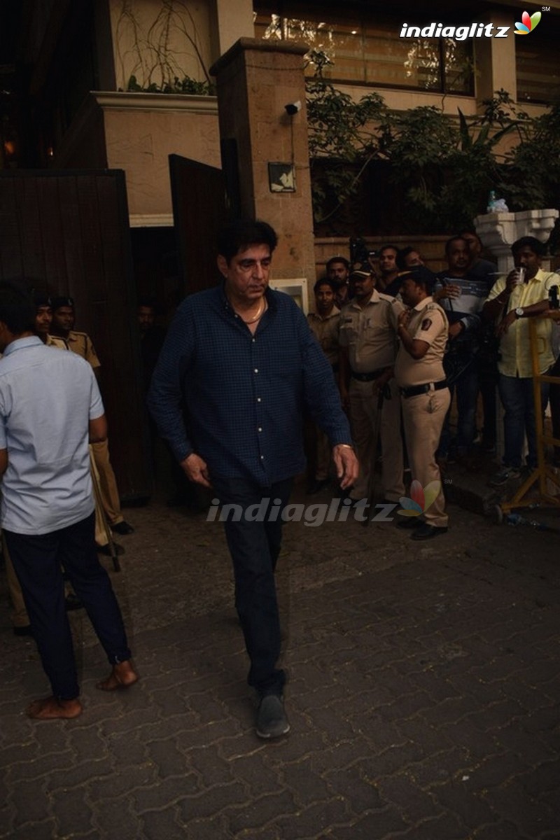 Celebs @ Anil Kapoor's House To Condole Sridevi's Death