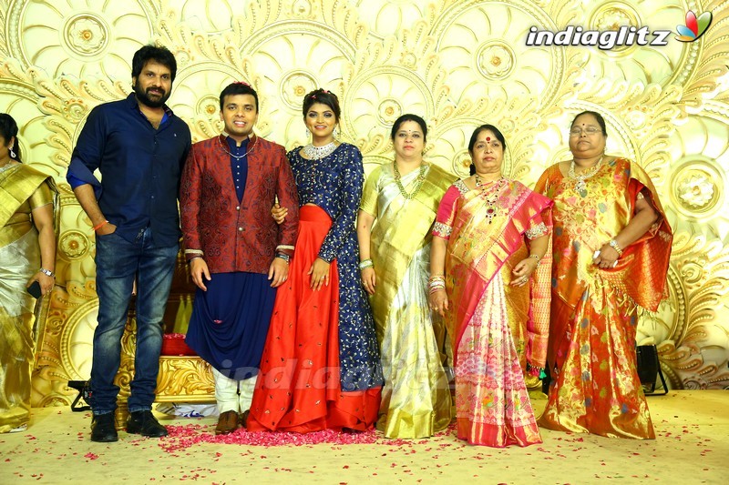 Celebs @ Ambica Krishna's grandson's wedding reception