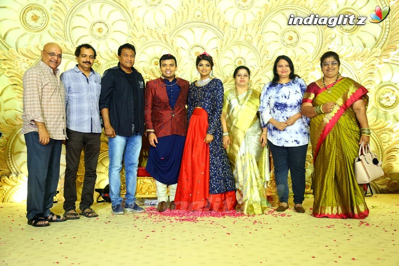 Celebs @ Ambica Krishna's grandson's wedding reception