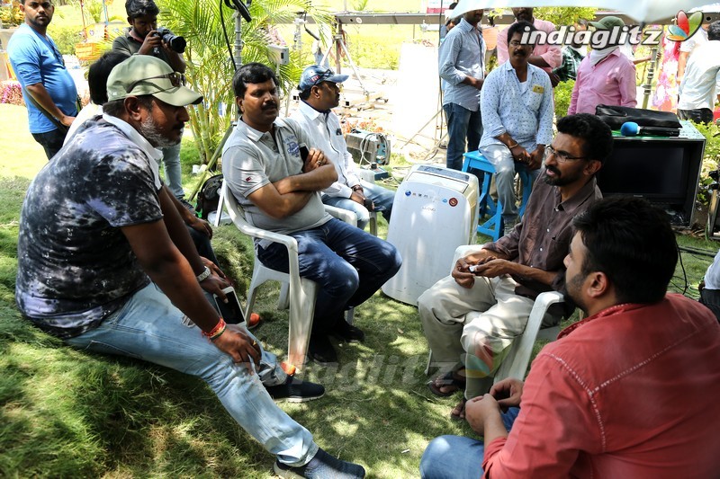 Celebs @ Nara Rohit's 'Balakrishnudu' Sets