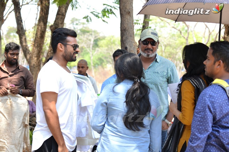 Celebs @ Nara Rohit's 'Balakrishnudu' Sets