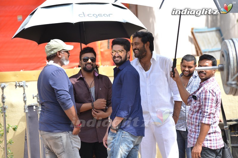 Celebs @ Nara Rohit's 'Balakrishnudu' Sets