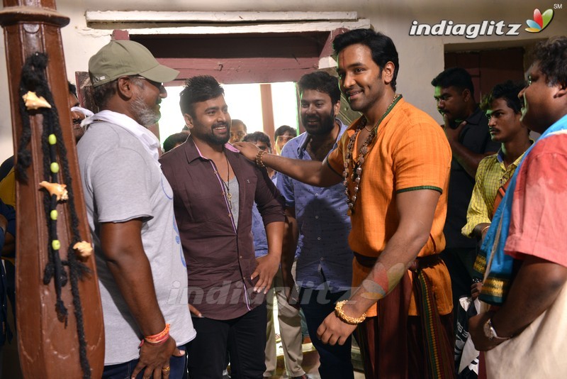 Celebs @ Nara Rohit's 'Balakrishnudu' Sets