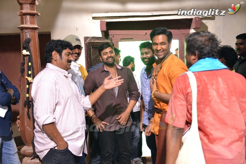 Celebs @ Nara Rohit's 'Balakrishnudu' Sets