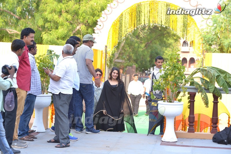 Celebs @ Nara Rohit's 'Balakrishnudu' Sets