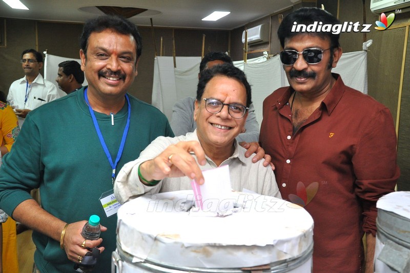 Celebs Cast Their Votes @ MAA Elections 2019 (Set-02)