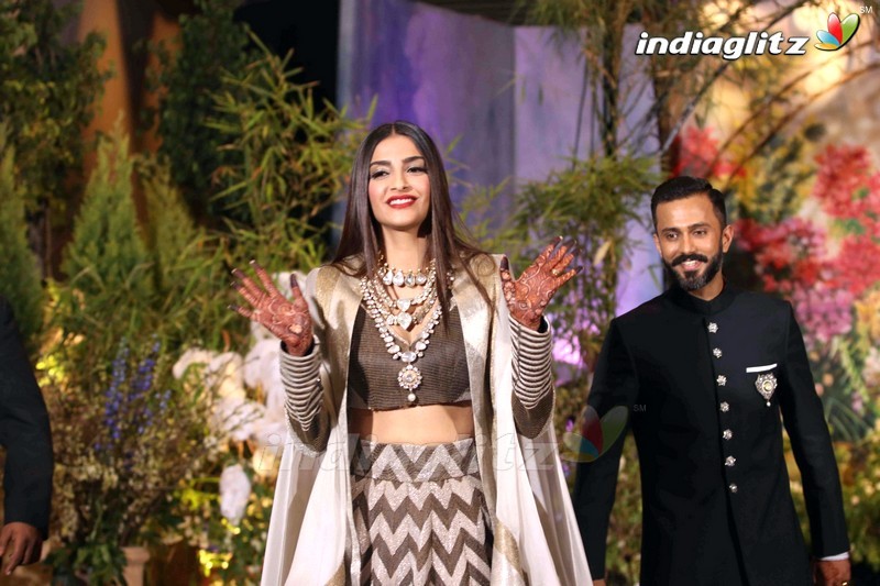 Celebs @ Sonam Kapoor & Anand Ahuja Wedding Reception