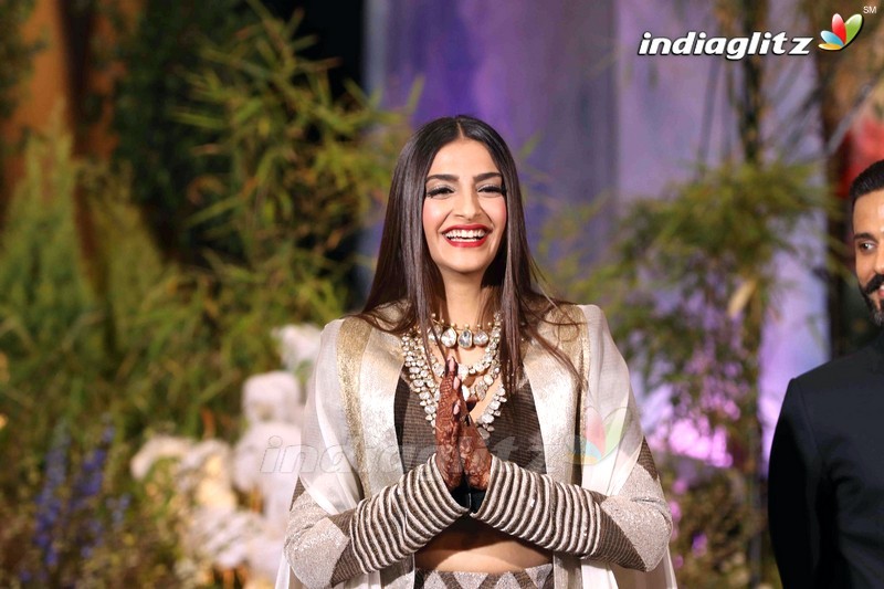 Celebs @ Sonam Kapoor & Anand Ahuja Wedding Reception