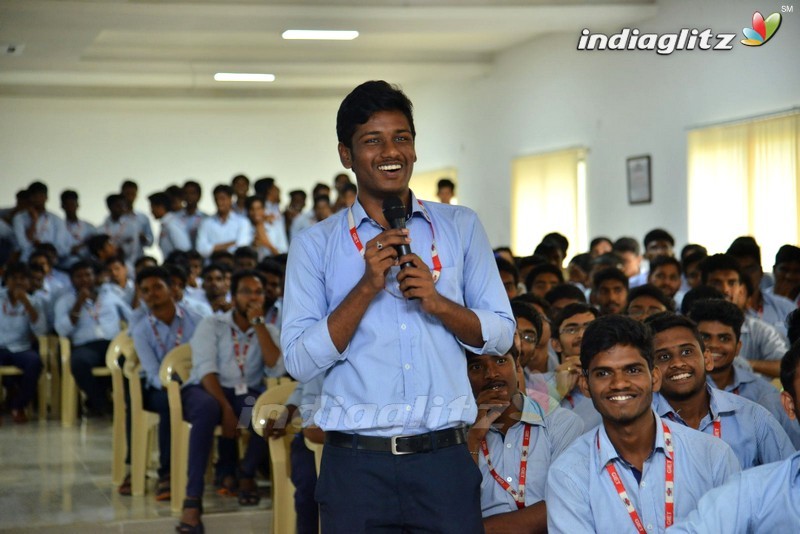 'Chalo' Team Promotional Tour At GIET College @ Rajahmundry