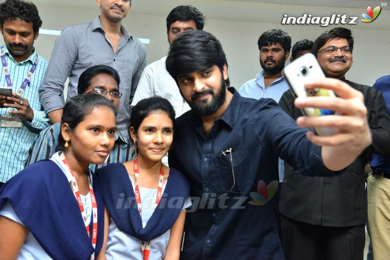 'Chalo' Team Promotional Tour At GIET College @ Rajahmundry