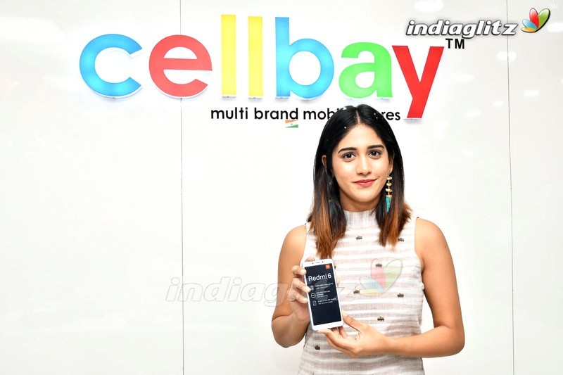 Chandini Chowdary Launches RedMi 6 Mobile