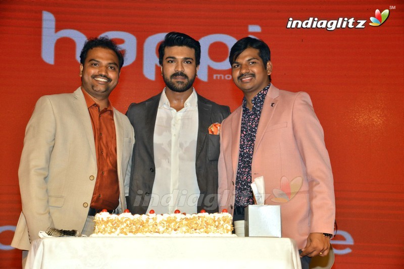 Happi Mobiles Brand Ambassador Ram Charan Press Meet