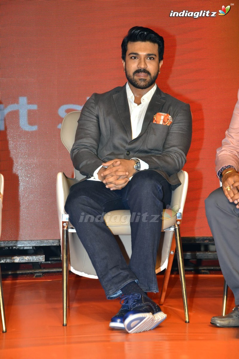 Happi Mobiles Brand Ambassador Ram Charan Press Meet