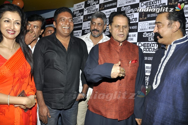 Celebs @ Cheekati Rajyam Premiere Show At Imax