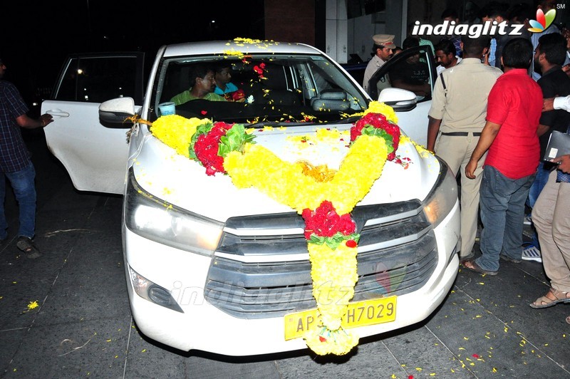 'Chinna Babu' Team Tour @ Eluru And Vijaywada