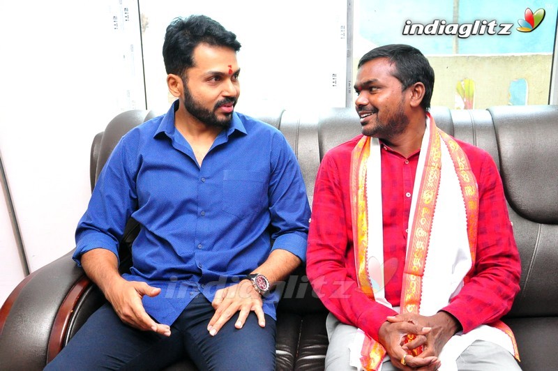 'Chinna Babu' Team @ Vijayawada Kanaka Durga Temple