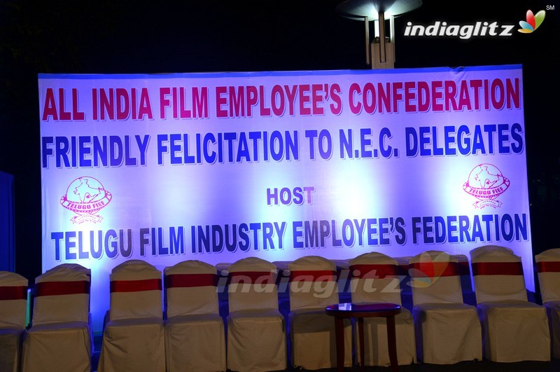 Chiru, Dasari Grace All India Film Employees' Fed Event