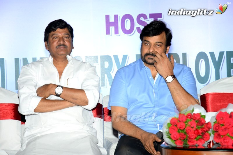 Chiru, Dasari Grace All India Film Employees' Fed Event