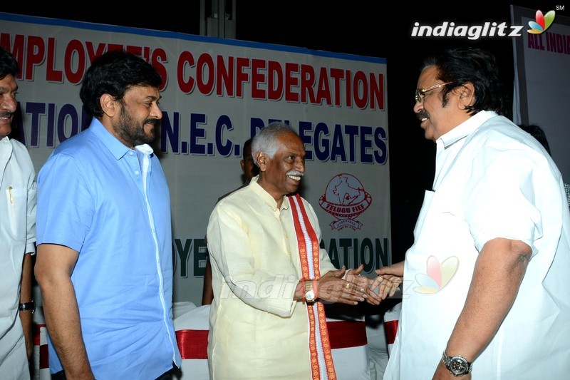 Chiru, Dasari Grace All India Film Employees' Fed Event