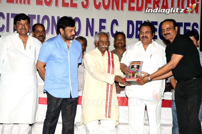 Chiru, Dasari Grace All India Film Employees' Fed Event