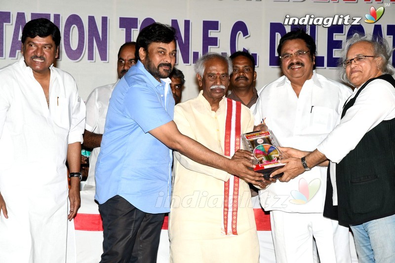 Chiru, Dasari Grace All India Film Employees' Fed Event