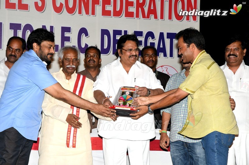 Chiru, Dasari Grace All India Film Employees' Fed Event